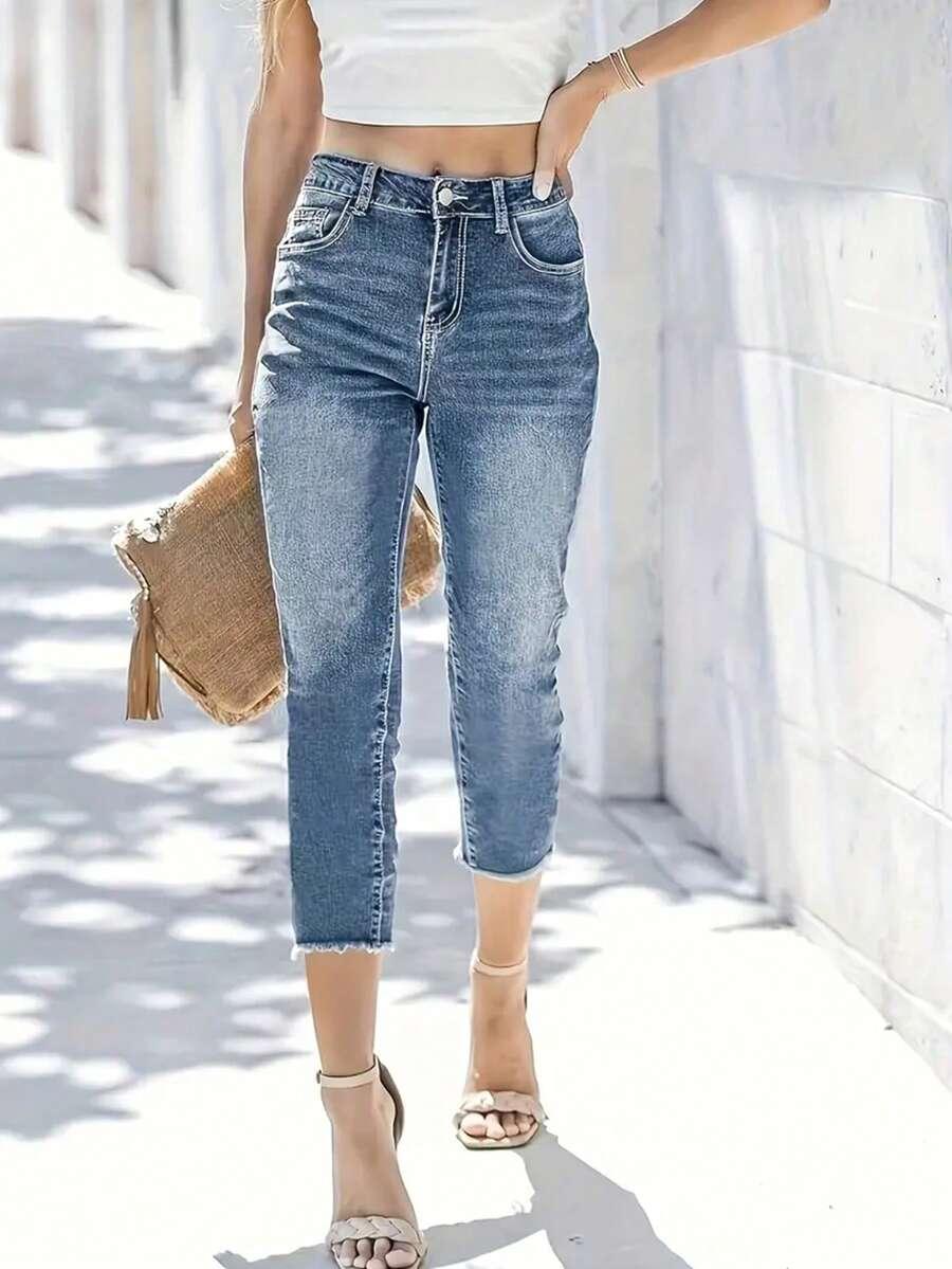 NIEBIESKIE SPODNIE JEANS
