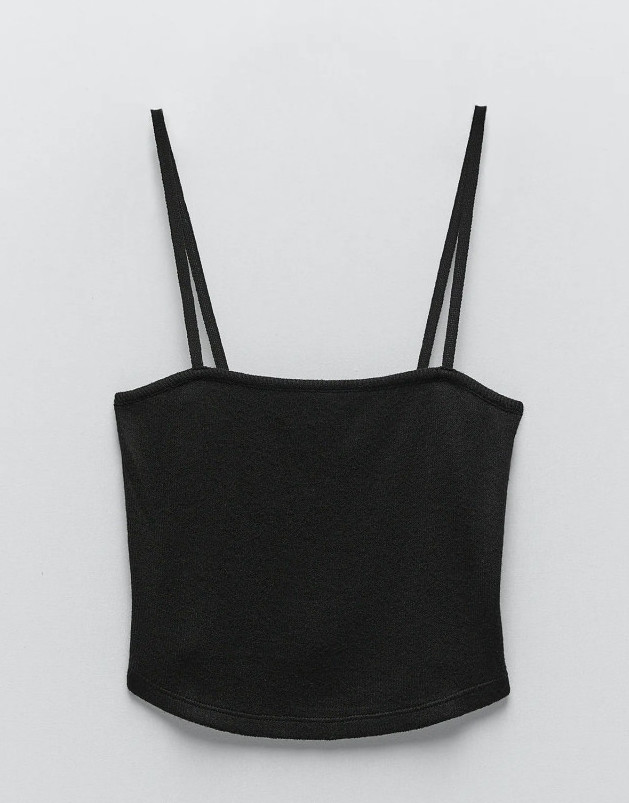 CROP TOP RAMIĄCZKA BASIC