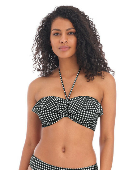 góra od bikini kratka falbana