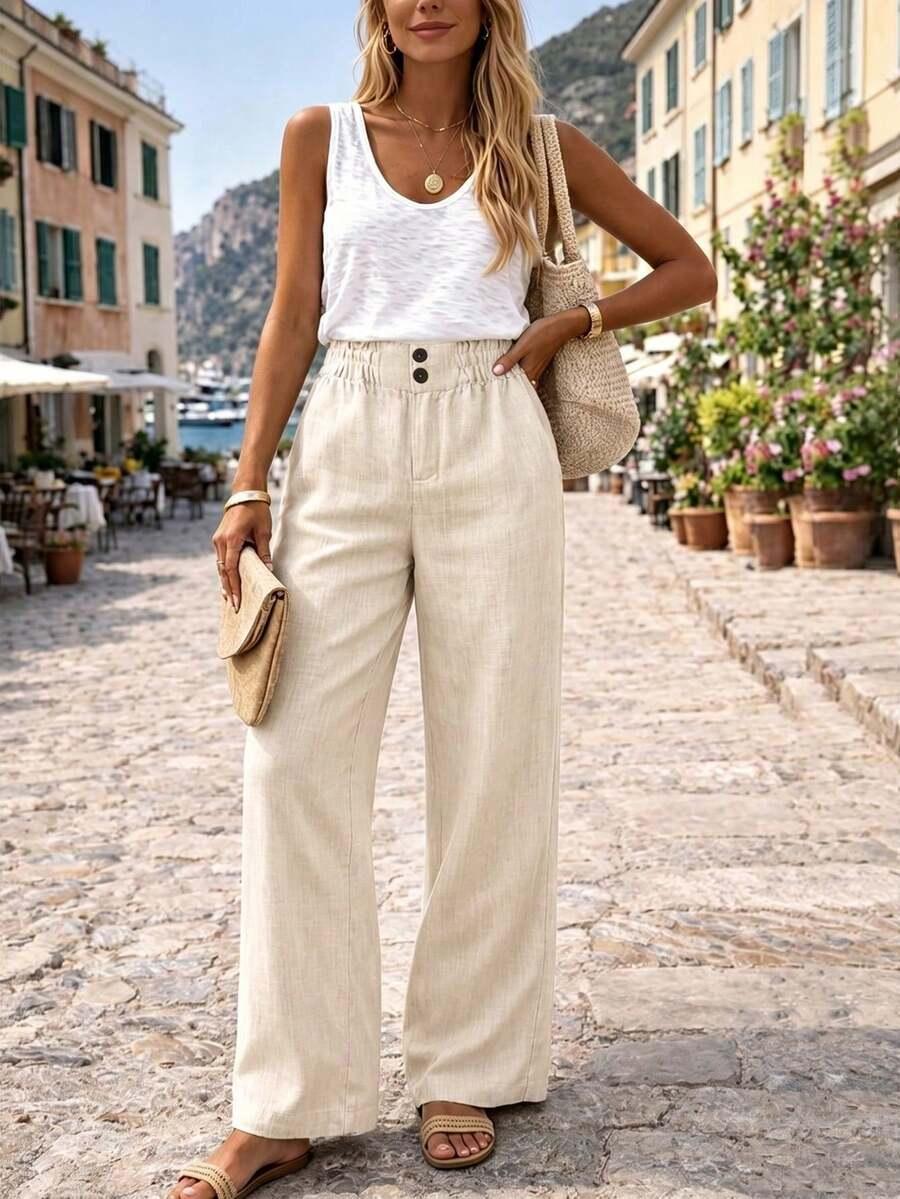 spodnie proste nogawki casual