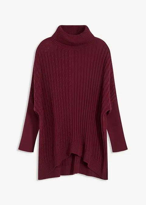 SWETER Z GOLFEM OVERSIZE