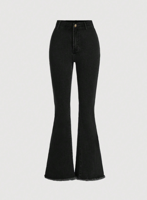 czarne spodnie jeans 