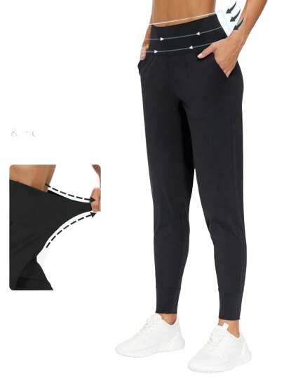 CZARNE LEGGINSY wysoki stan 
