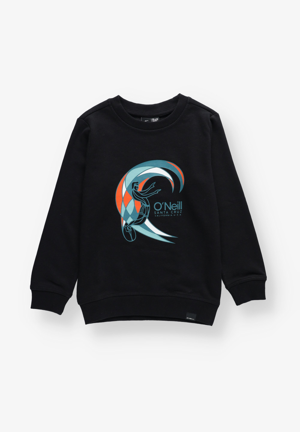 CZARNA BLUZA DŁUGI RĘKAW logo 4750014-19010