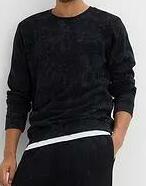 BLUZA Z EFEKTEM SPRANIA