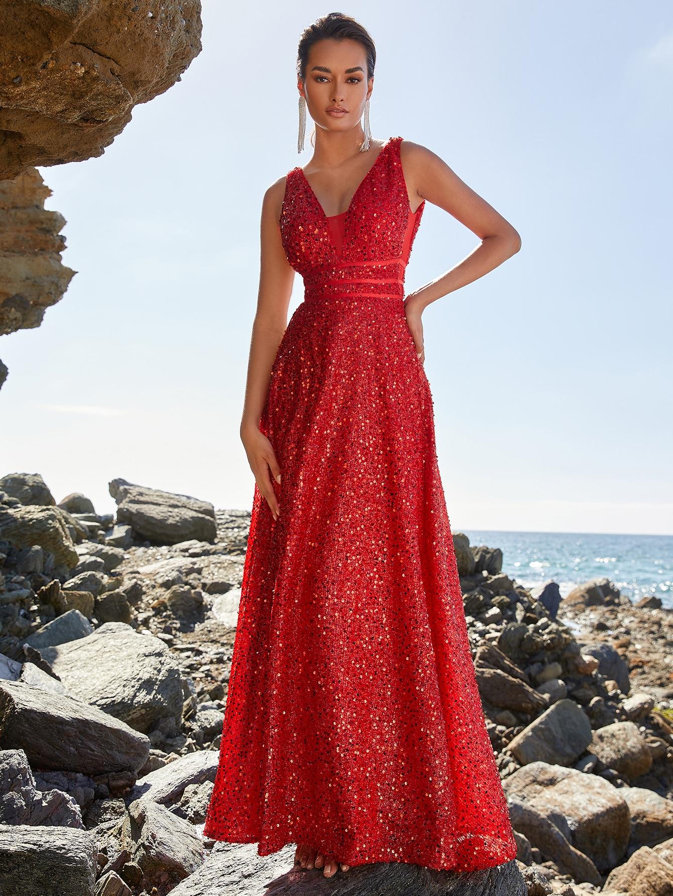 MAXI SUKIENKA GLAMOUR CEKINY