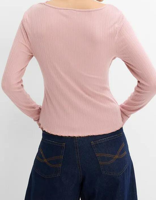 BLUZKA DAMSKA PLUS SIZE DŁUGI RĘKAW ASYMETRYCZNA