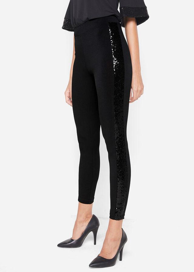 LEGGINSY Z CEKINAMI