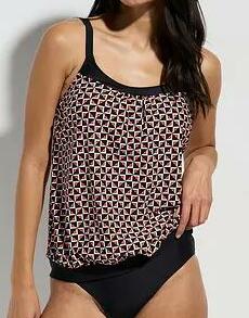 TOP OD TANKINI Z WZOREM