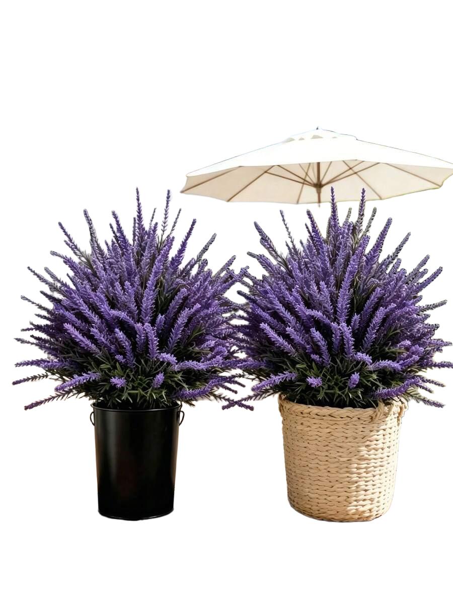 fioletowe sztuczne kwiaty 2-pack