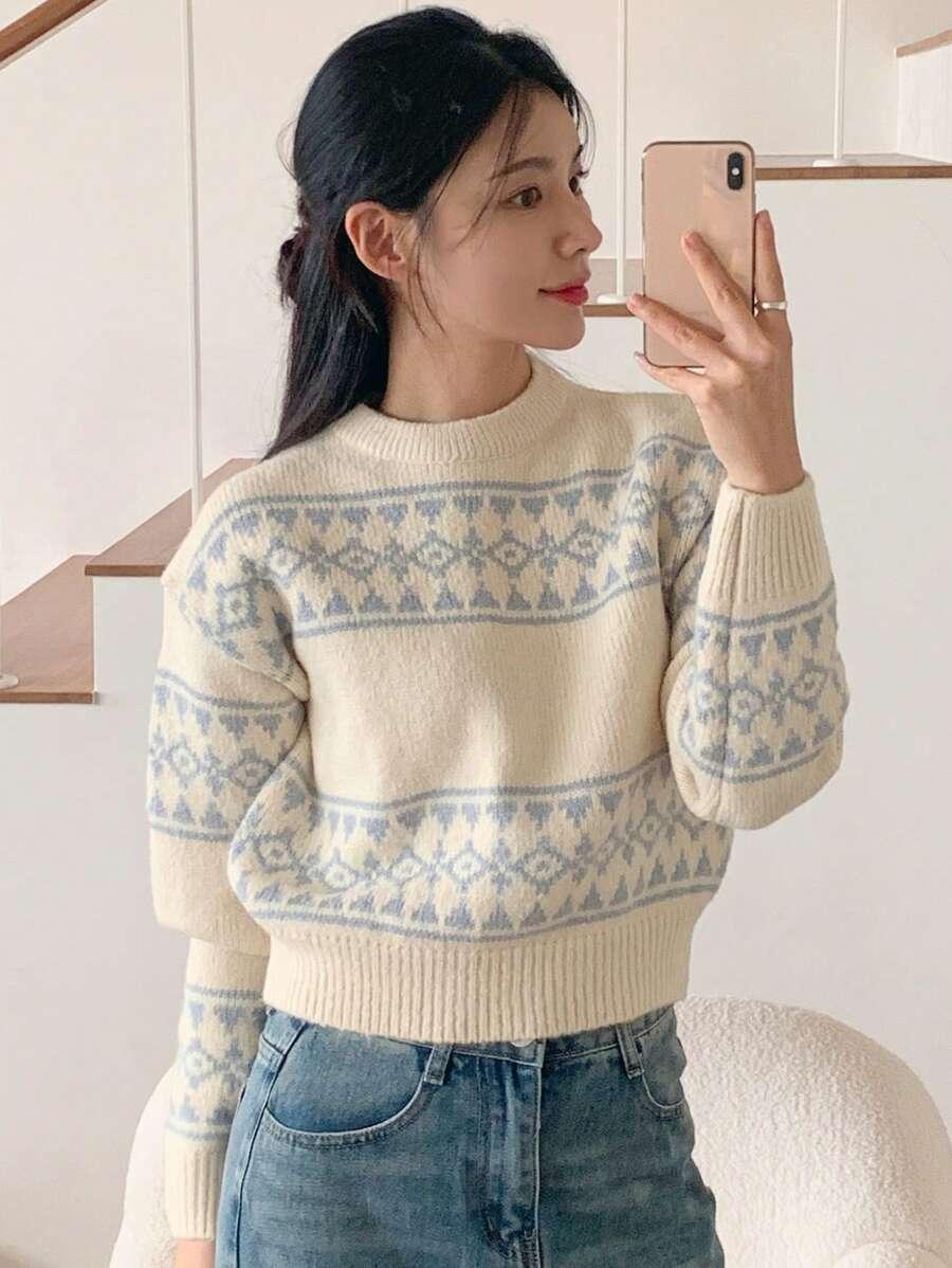 sweter długi rękaw 