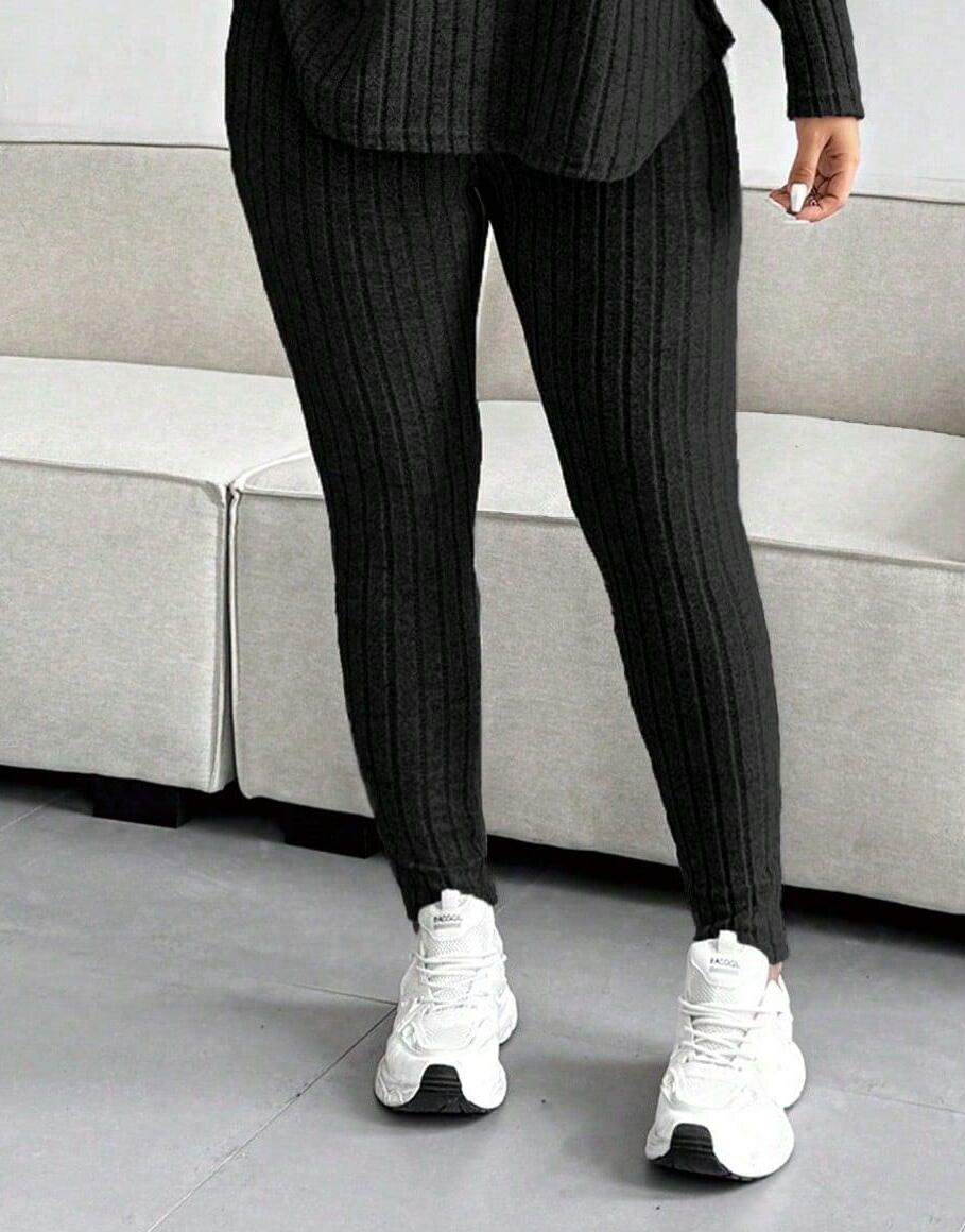 CZARNE SPODNIE CASUAL