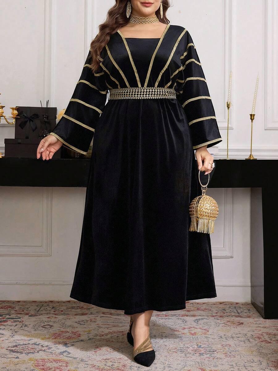 CZARNA MAXI SUKIENKA