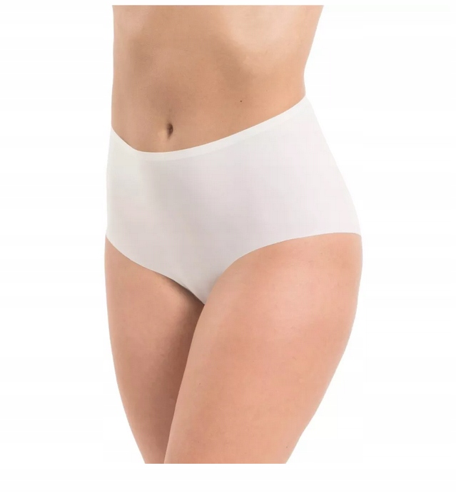 białe bezszwowe majtki 2 pack 