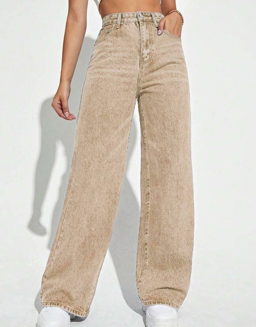 SPODNIE JEANS PROSTA NOGAWKA