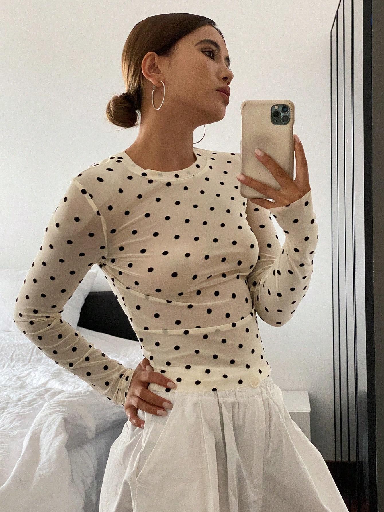 BLUZA WZÓR GROSZKI