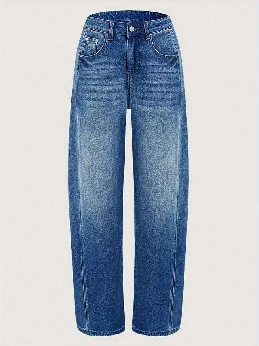 NIEBIESKIE SPODNIE JEANS