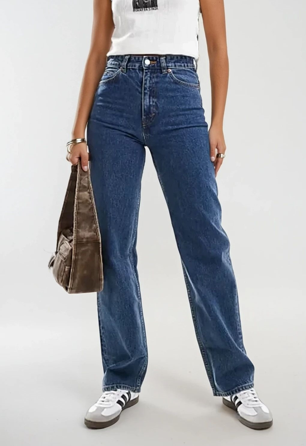NIEBIESKIE SPODNIE JEANS