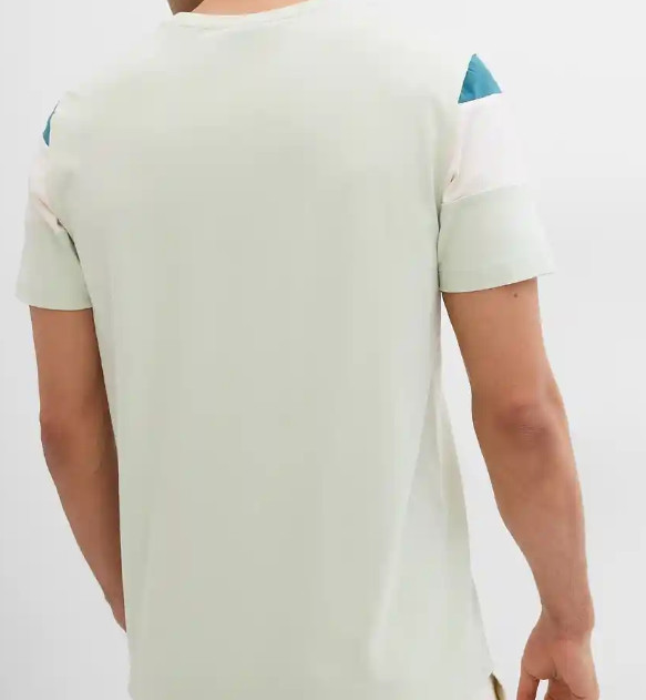 T-SHIRT MĘSKI BAWEŁNIANY OKRĄGŁY DEKOLT