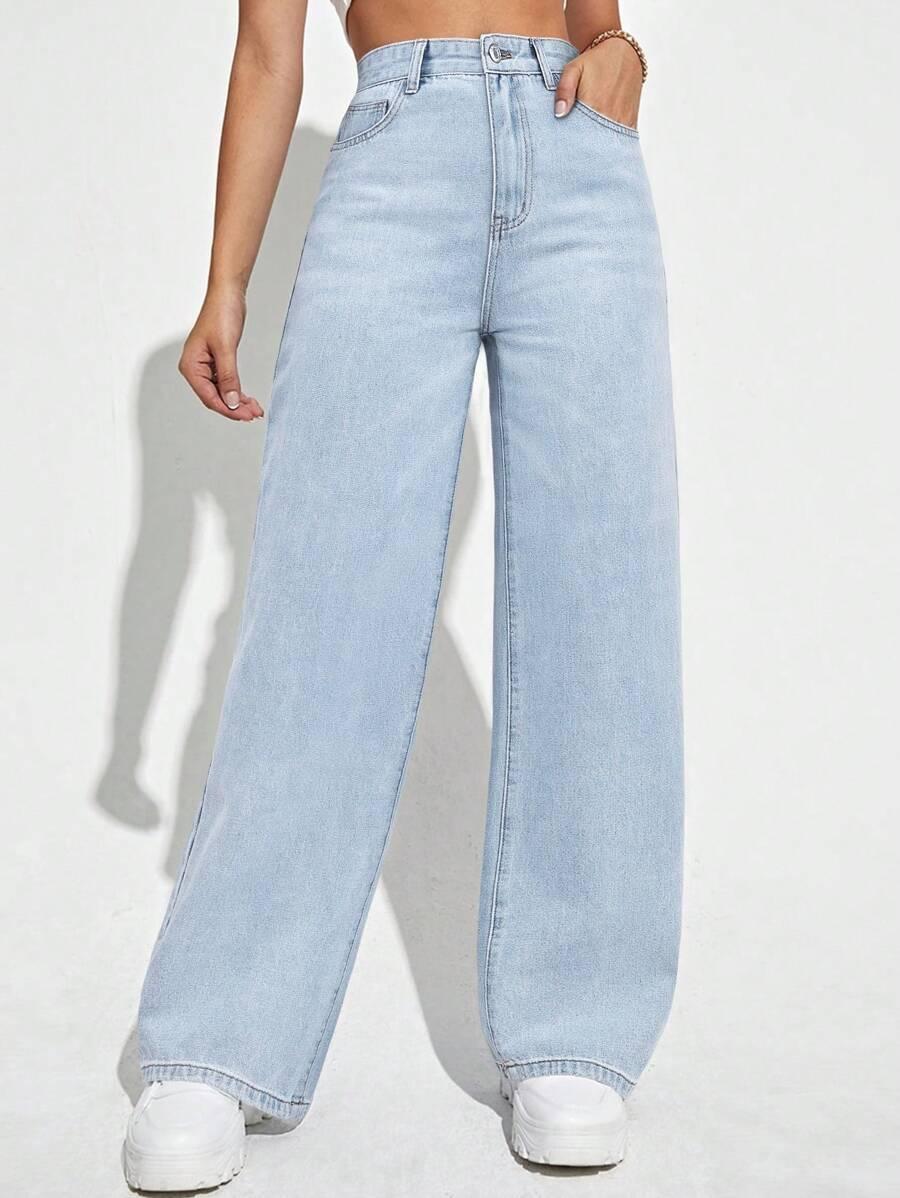 NIEBIESKIE SPODNIE JEANS