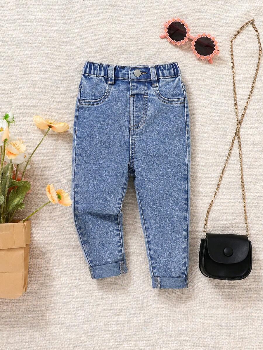 PROSTE SPODNIE JEANS