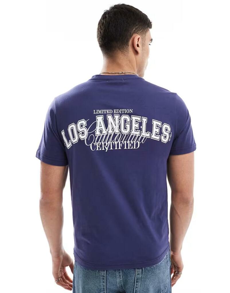 t-shirt napis Los Angeles