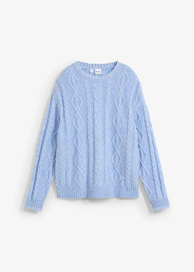 SWETER W WARKOCZE DAMSKI