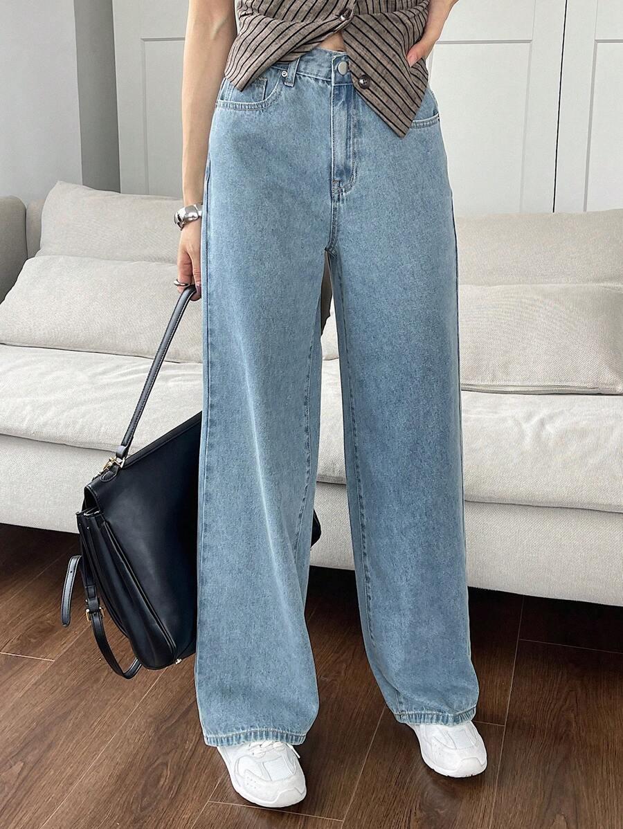 NIEBIESKIE SPODNIE JEANS
