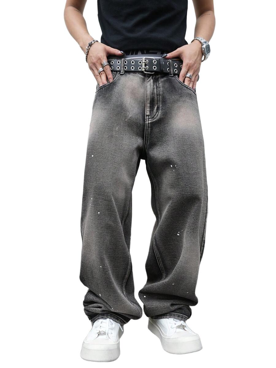 JEANSY MĘSKIE BAWEŁNIANE BAGGY 
