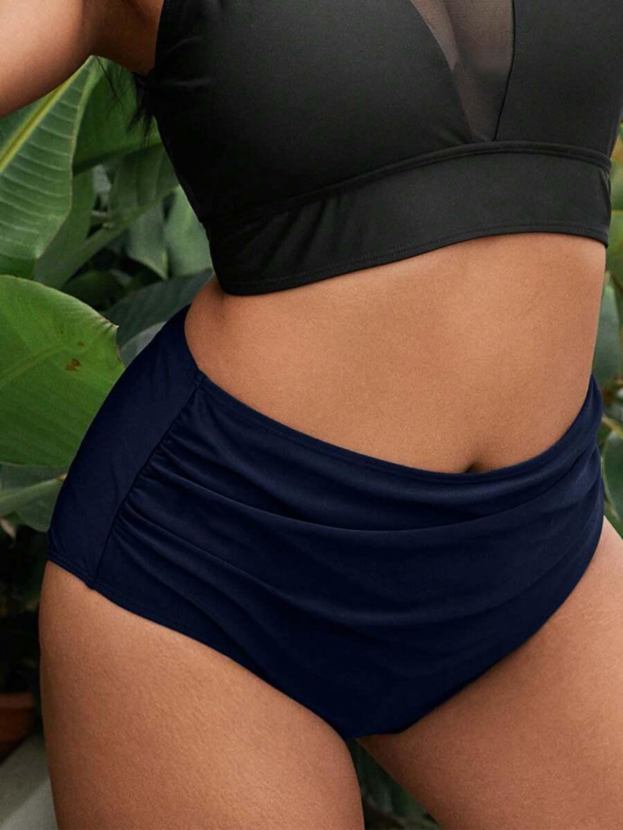 granatowy dół od bikini