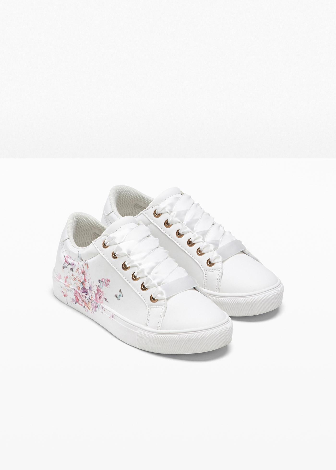 BUTY SPORTOWE Z KWIATOWYM WZOREM