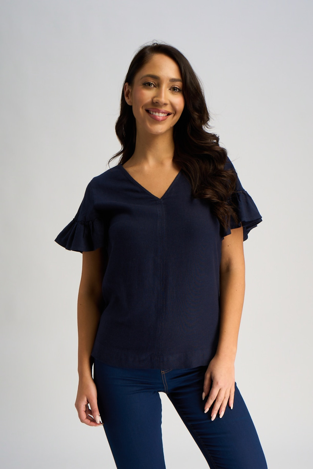 bluzka dekolt v T52-3241K-F0