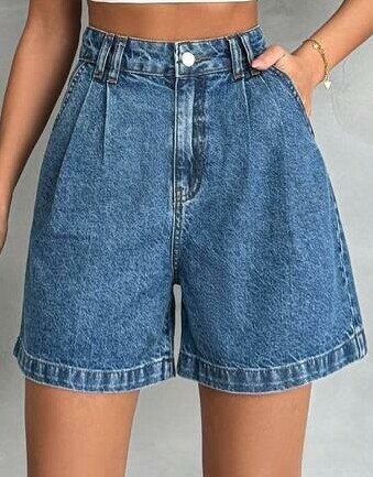 SPODENKI JEANS WYSOKI STAN