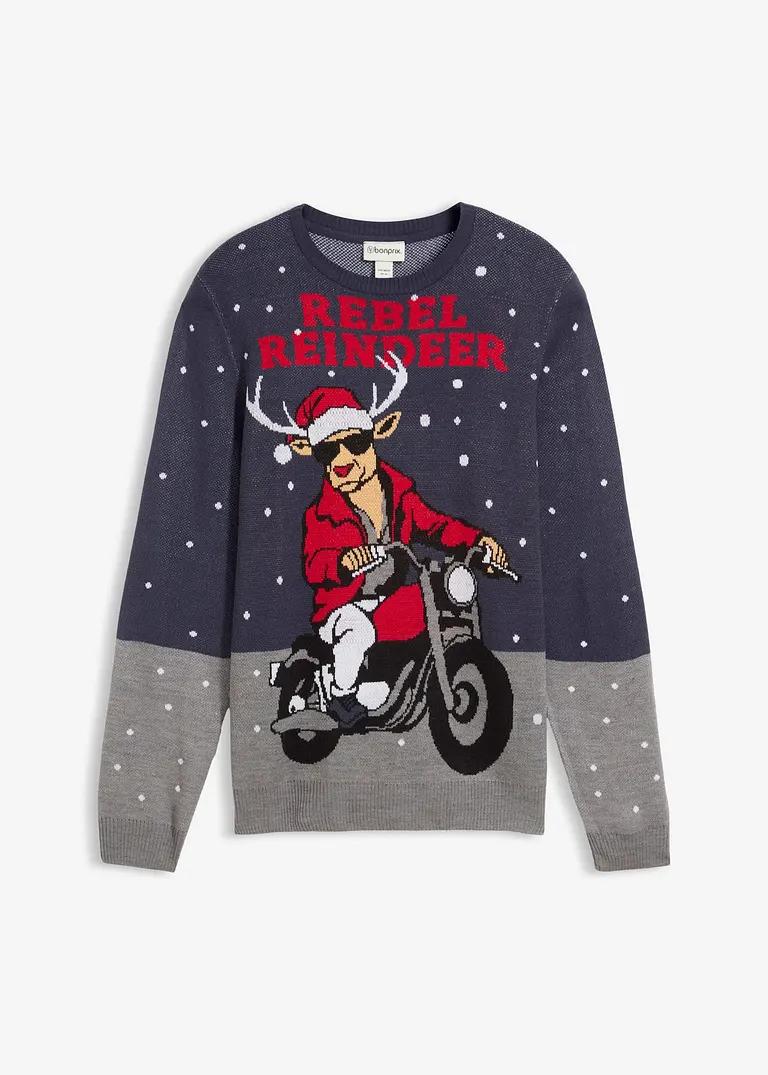 SWETER Z MOTYWEM ŚWIĄTECZNYM