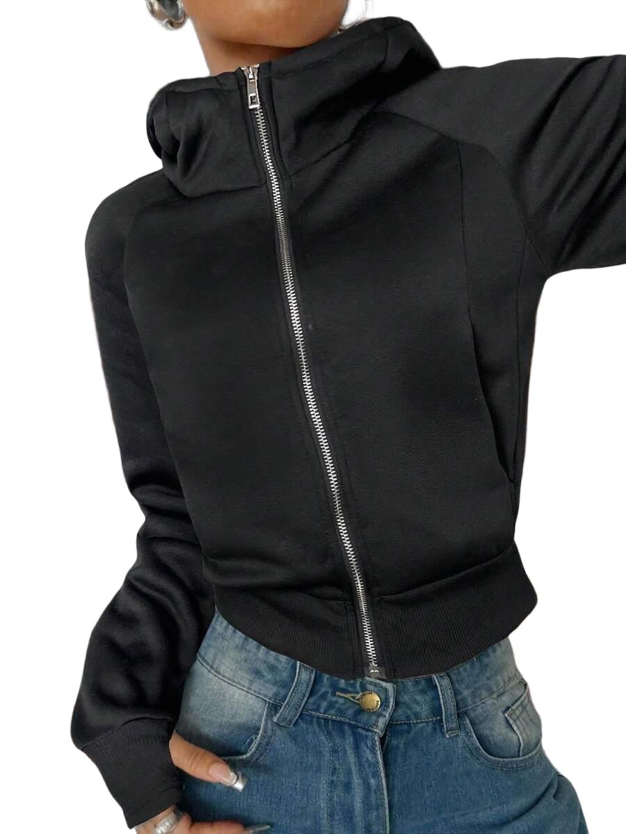 ROZPINANA BLUZA Z KAPTUREM
