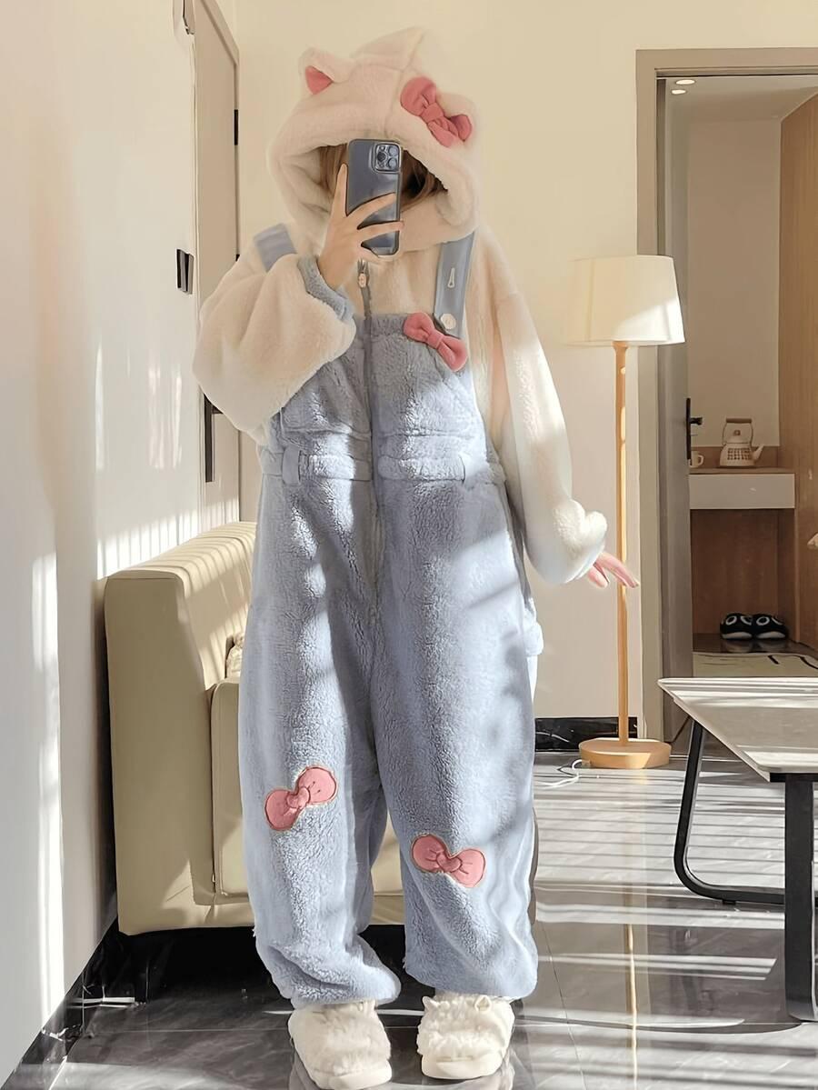 DŁUGIE ONESIE ZAMEK