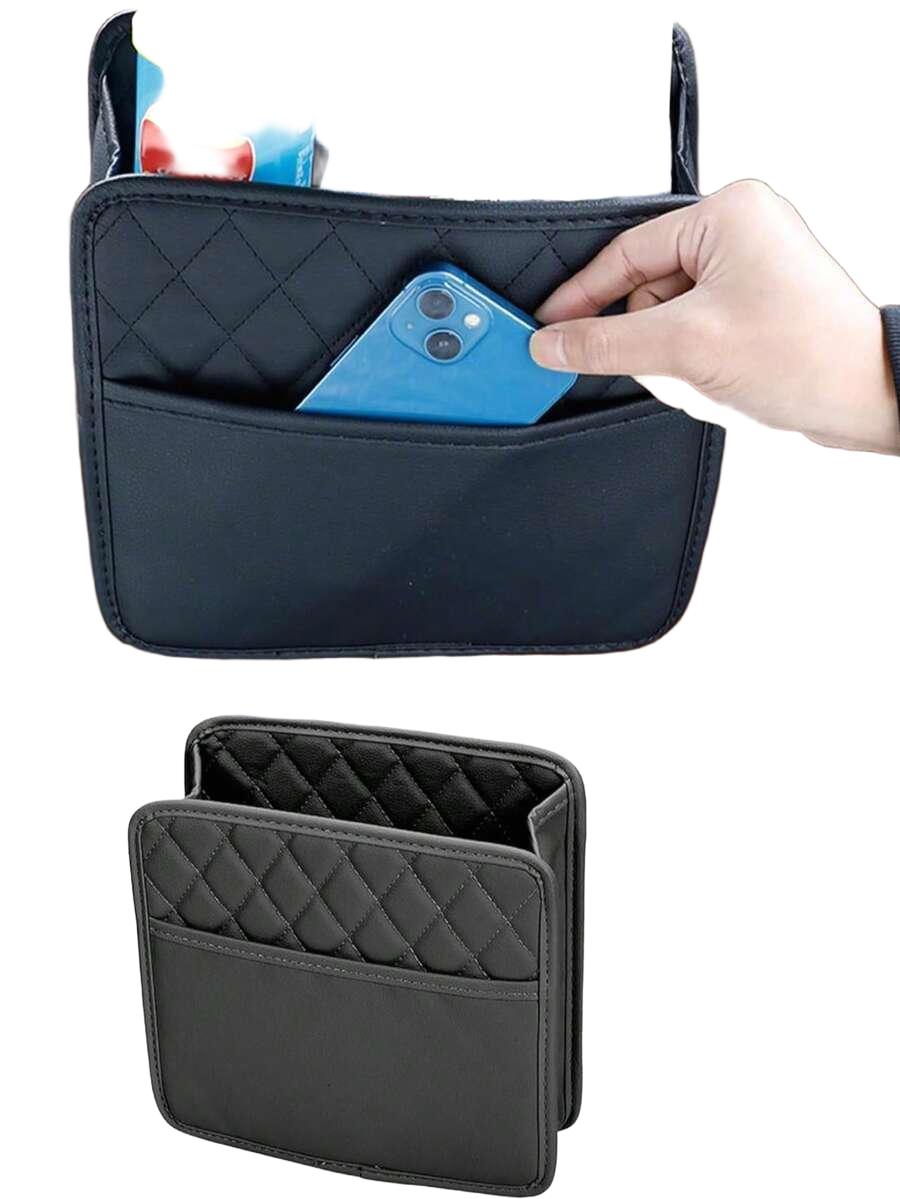 czarny organizer samochodowy 2-pack