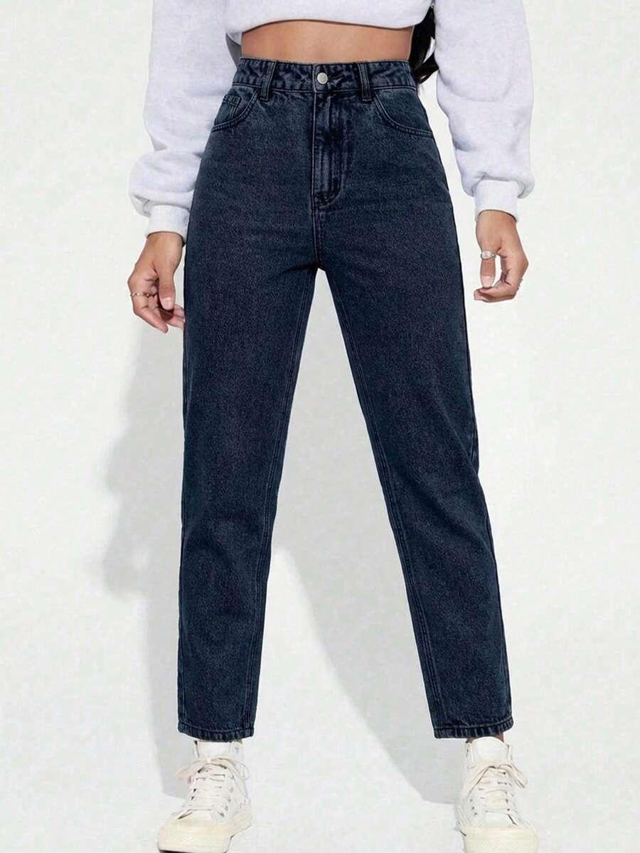 spodnie mom jeans