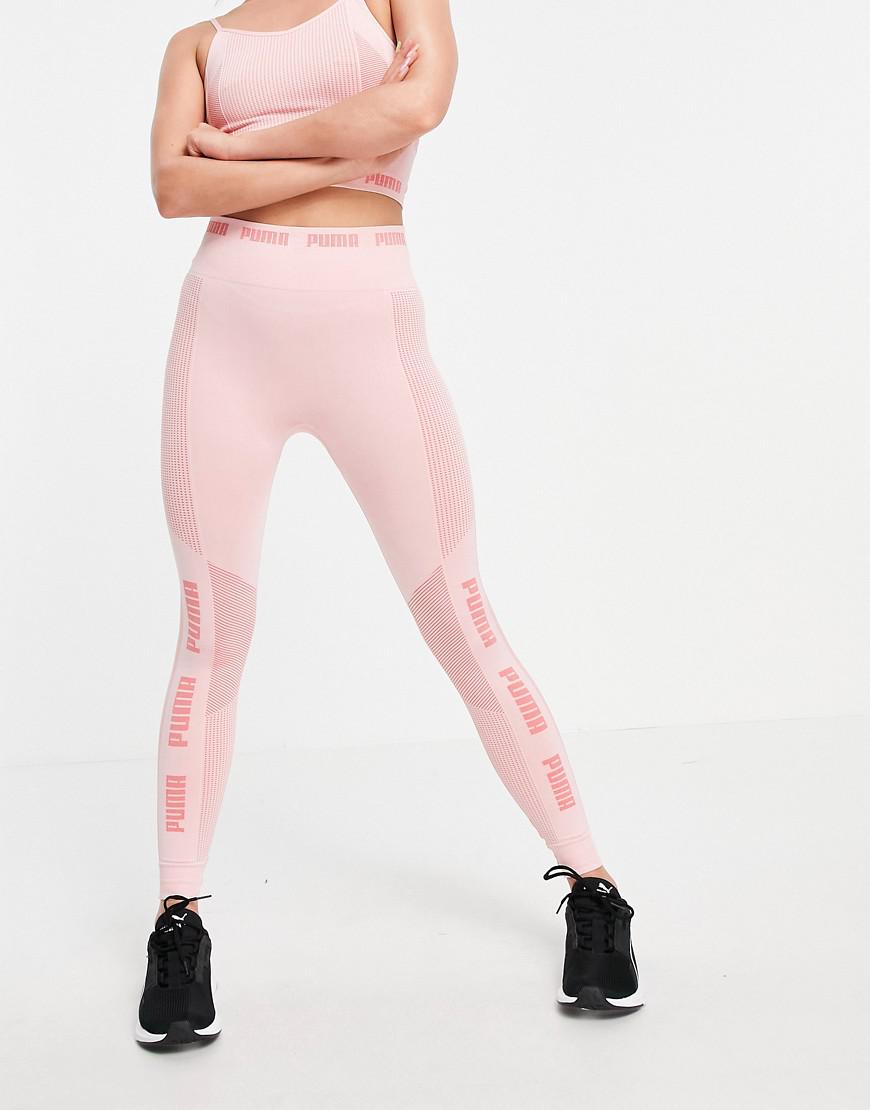 RÓŻOWE LEGGINSY SPORTOWE PUMA