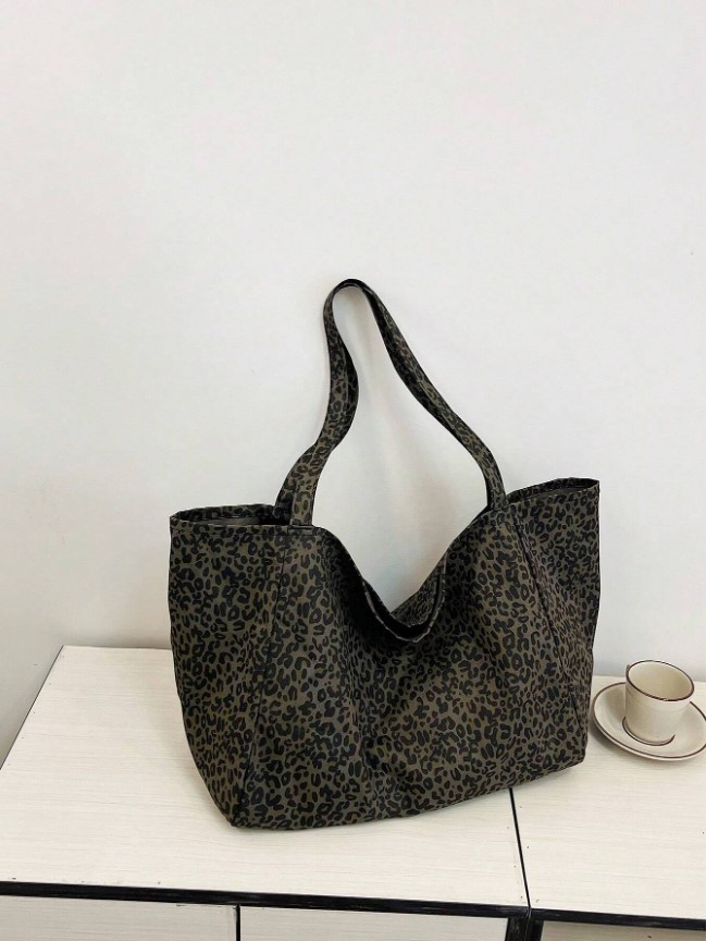 BRĄZOWA TOREBKA ANIMAL PRINT