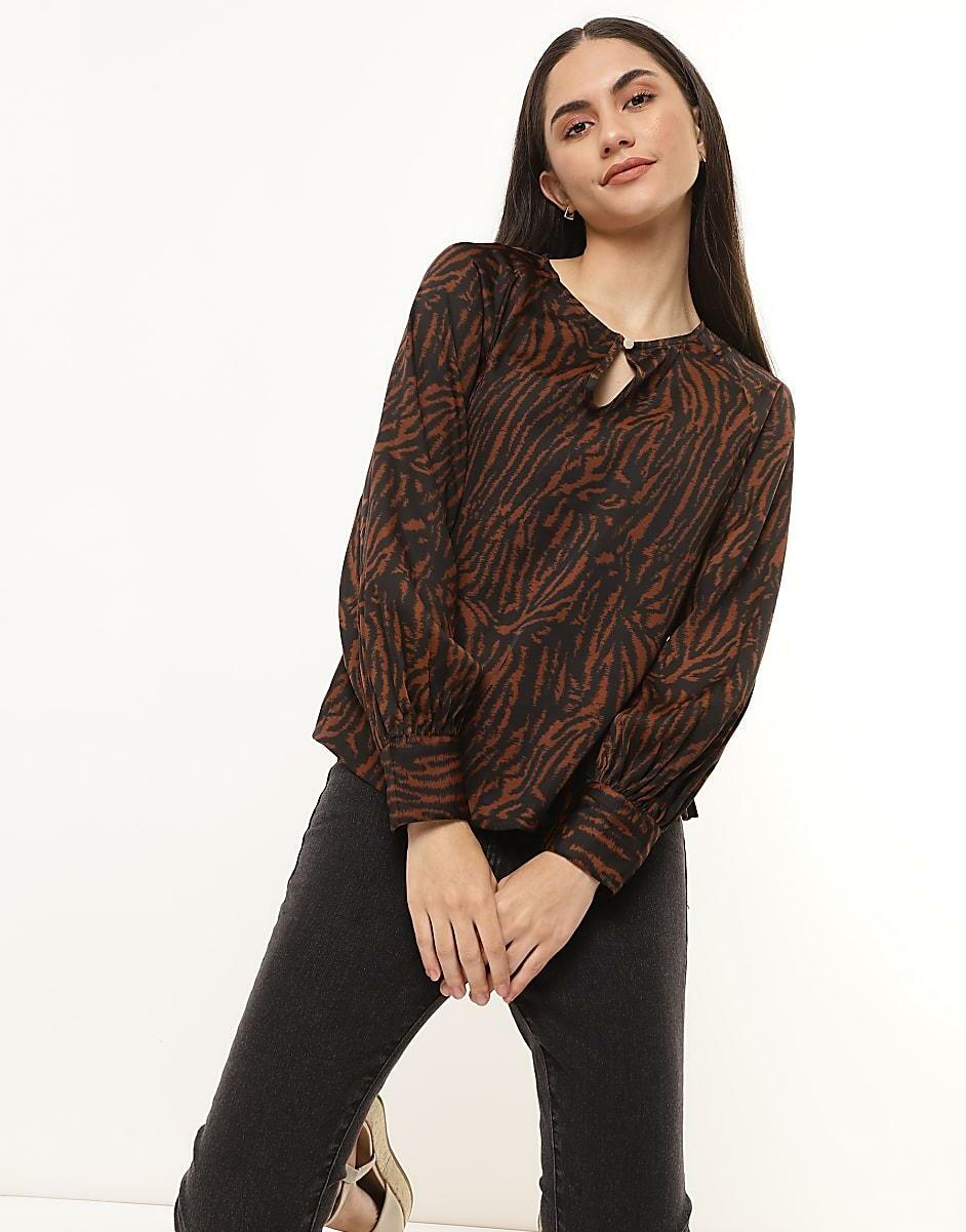 bluzka animal print T41-2124K-XO