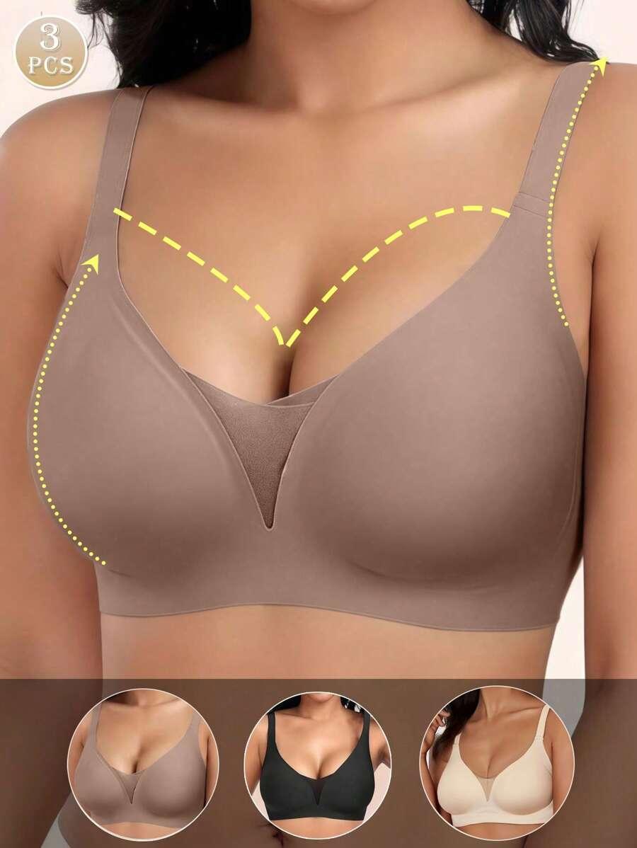 BIUSTONOSZ BEZSZWOWY 3-PACK