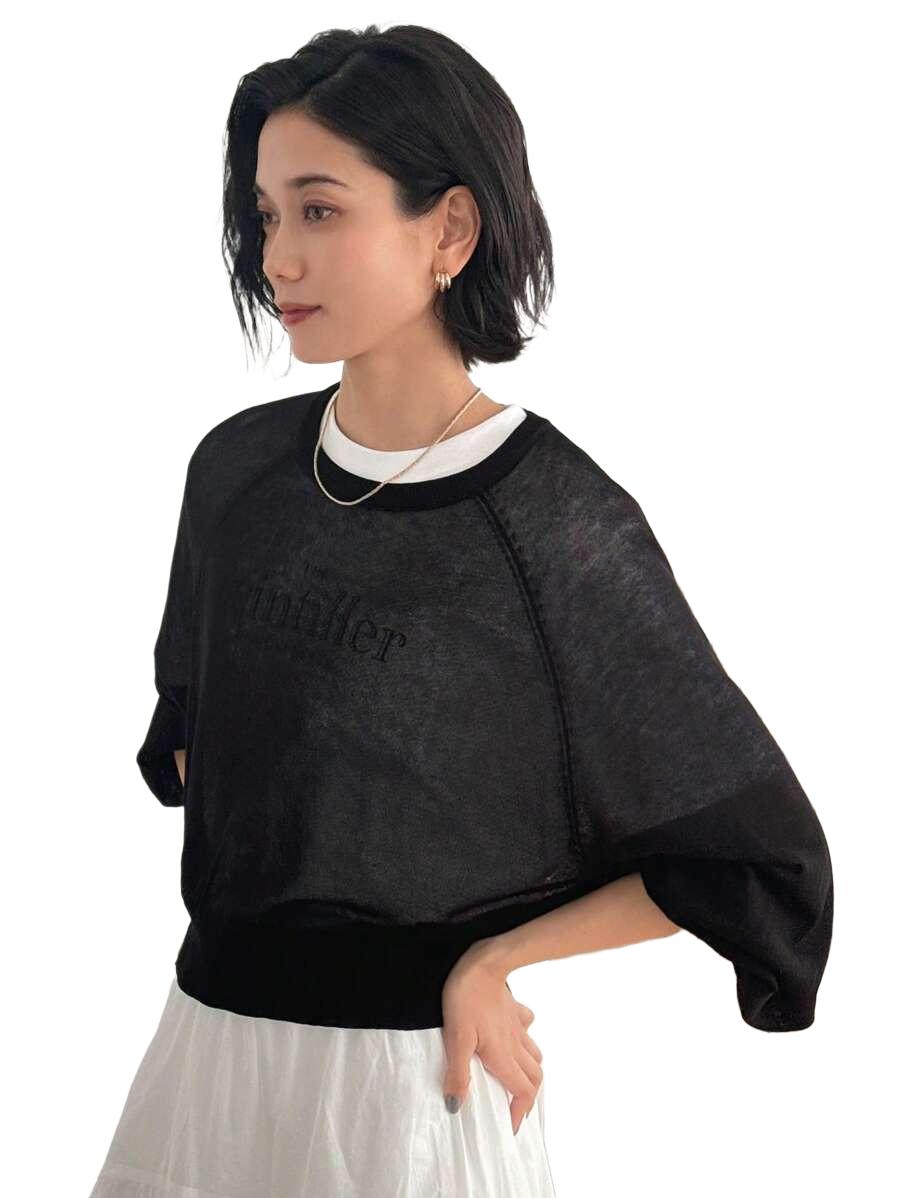 SWETER DAMSKI OKRĄGŁY DEKOLT