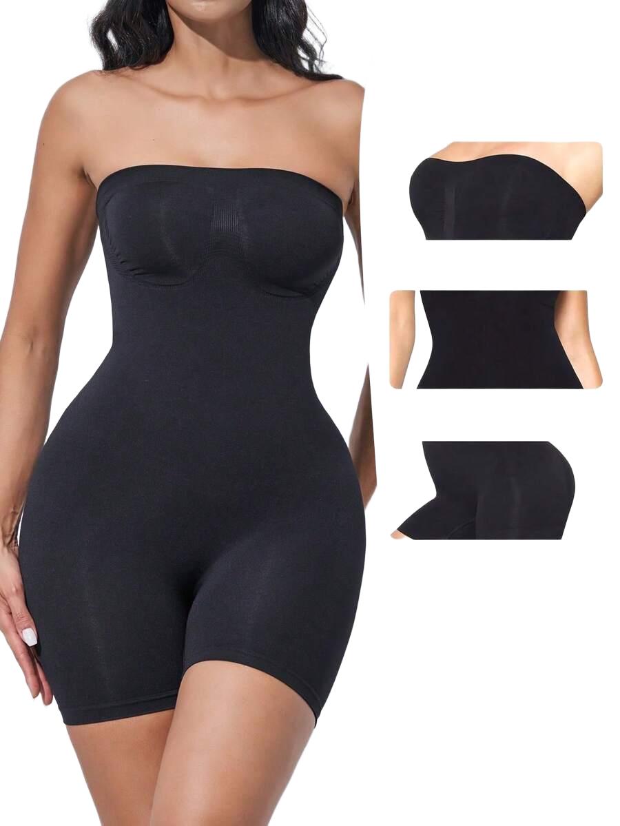 CZARNY KOMBINEZON MODELUJĄCY 