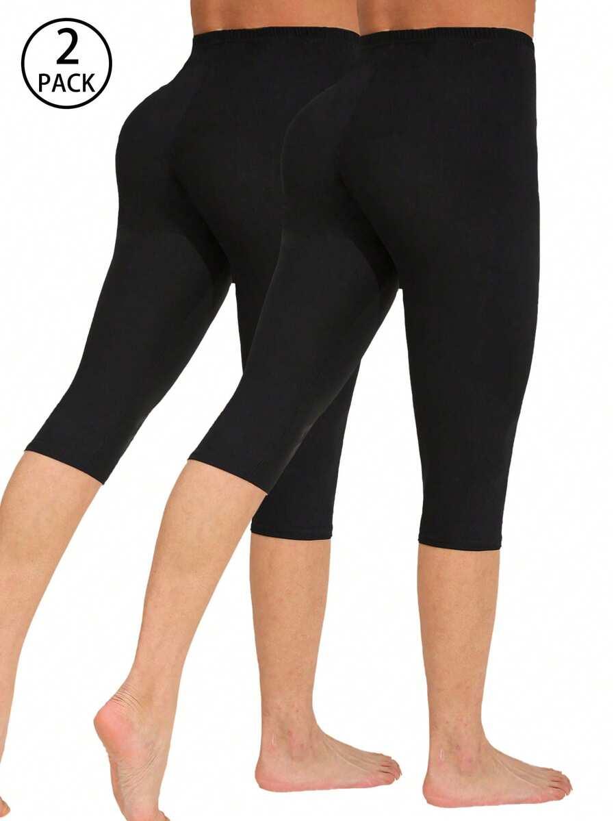 CZARNE LEGGINSY 2-PACK