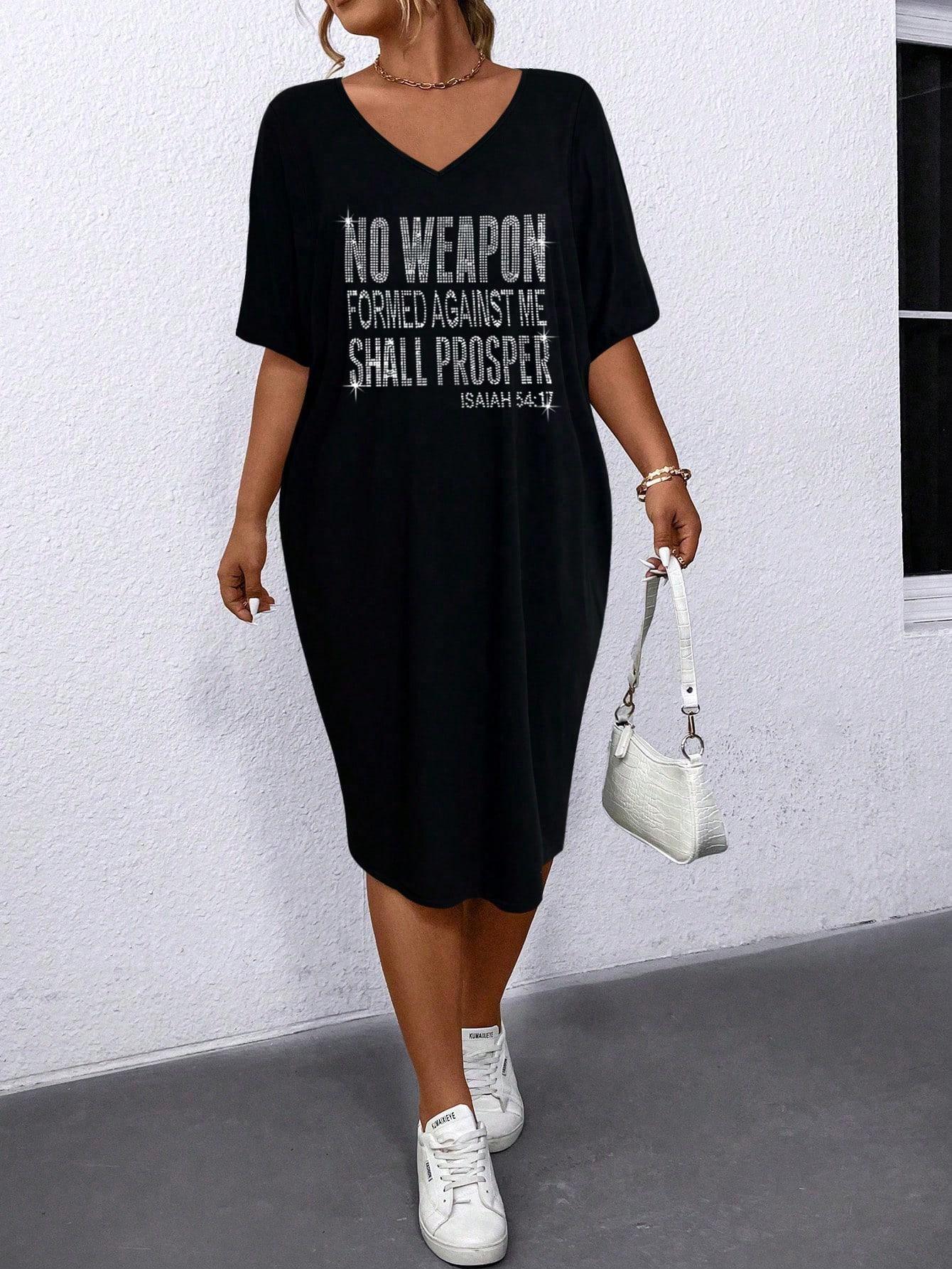 CZARNA SUKIENKA T-SHIRTOWA