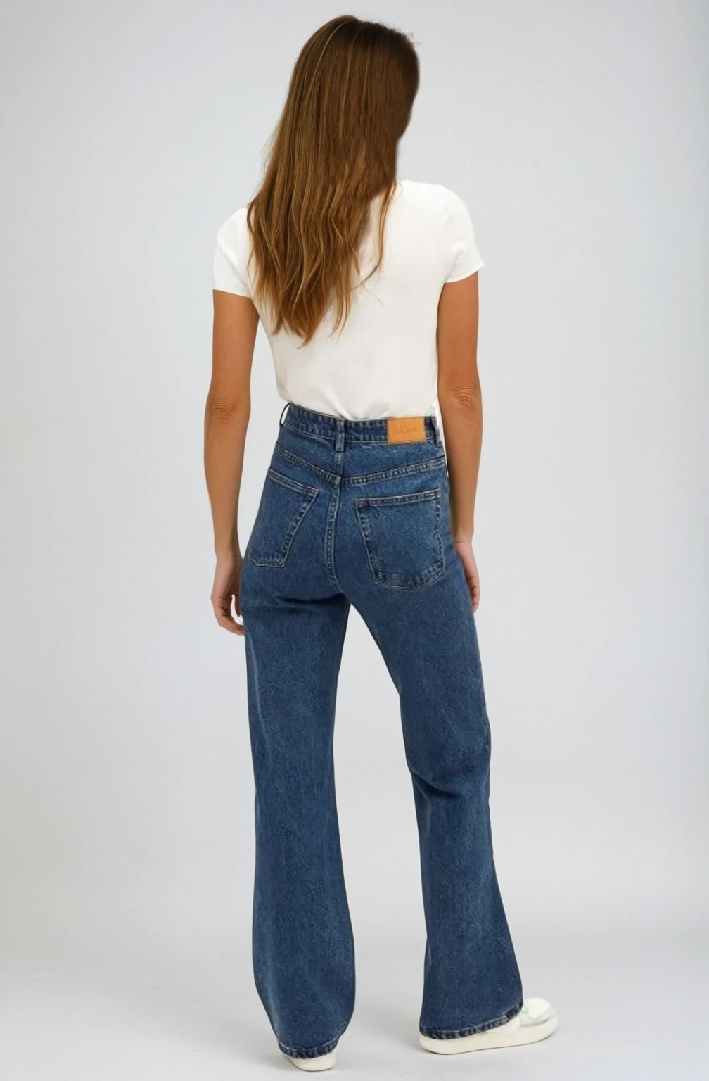 SPODNIE FLARE JEANS WYSOKI STAN