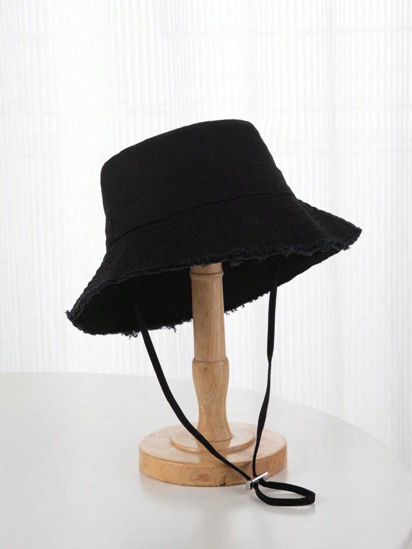 CZARNY KAPELUSZ BUCKET 