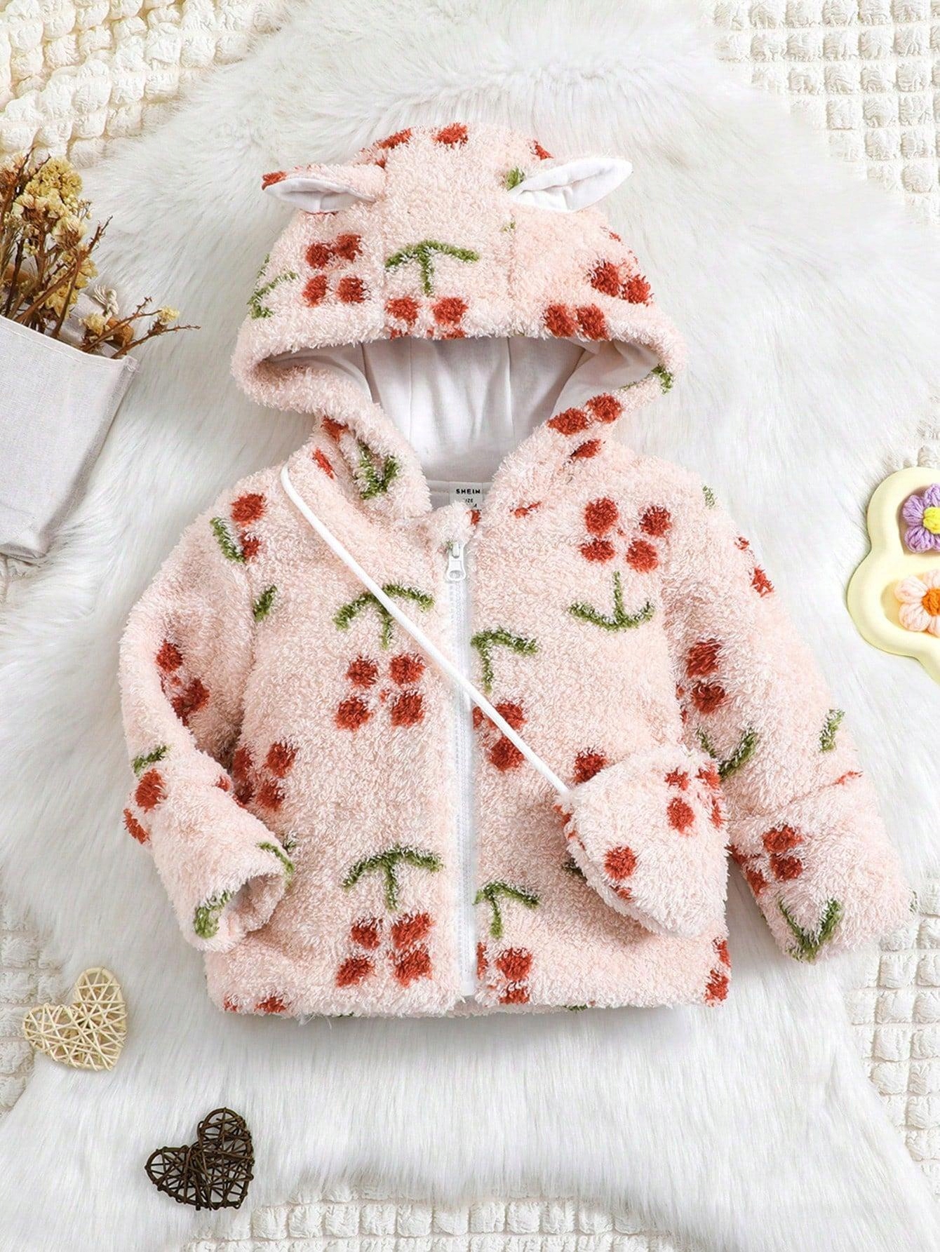 bluza z kapturem miś