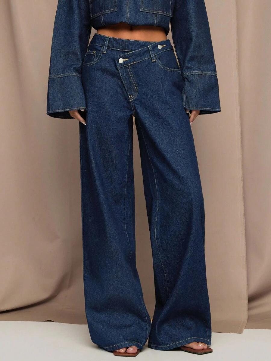 NIEBIESKIE SPODNIE JEANS
